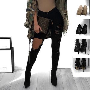 Fashion nova glistening jeans